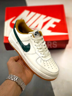 Nike Air Force 1 White Green Brown