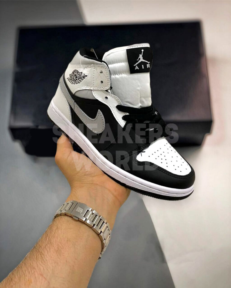 Nike Air Jordan 1 Mid White Shadow · Белый