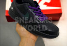 Nike SB Dunk Low Black/Purple/Whit