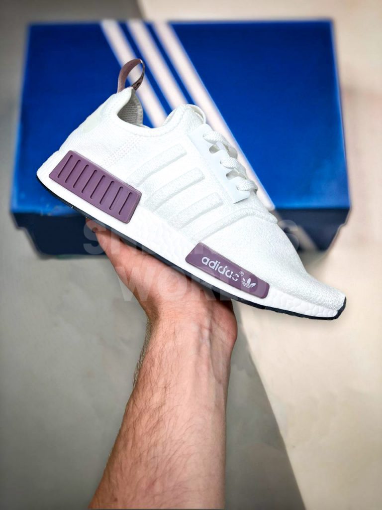Adidas NMD R1 White Purple