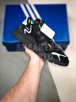 Adidas Nite Jogger Black/White/Light Green