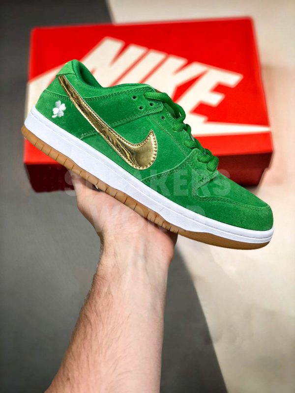 Nike SB Dunk Low "St. Patricks Day" Green/Gold/White