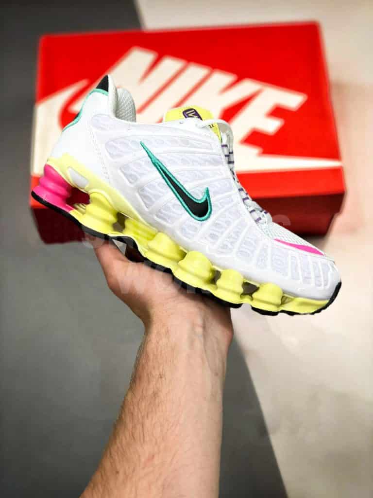 Nike Shox TL White Yellow