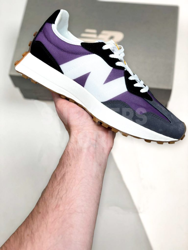 New Balance 327 Purple White