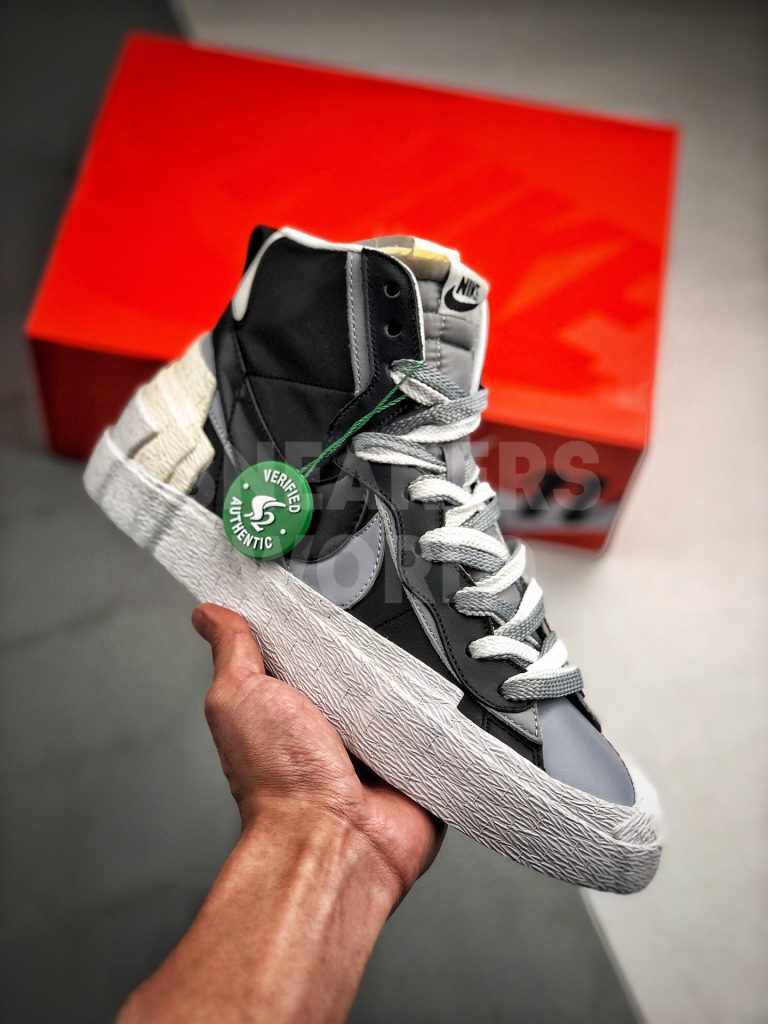 Nike x Sacai Blazer Mid Black Grey