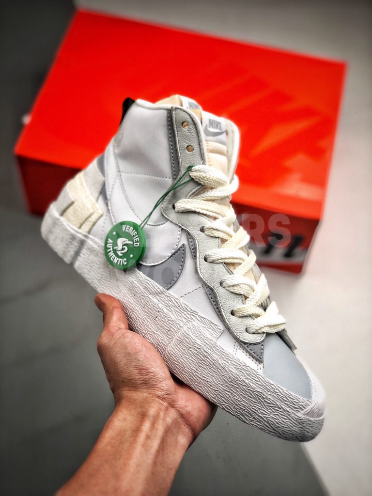 Nike x Sacai Blazer Mid White Grey