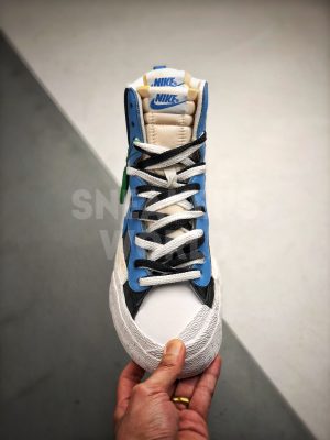 Nike x Sacai Blazer Mid White Black Blue