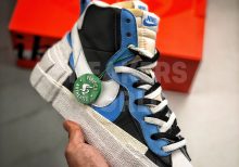 Nike x Sacai Blazer Mid White Black Blue