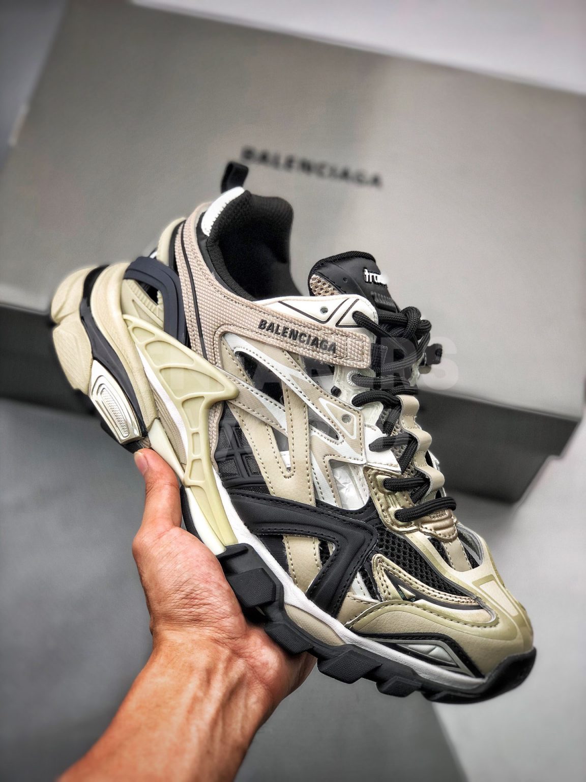 Balenciaga Track 2 Beige/Black