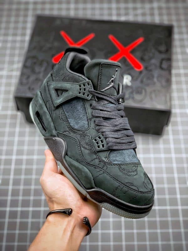 KAWS x Nike Air Jordan 4 Black