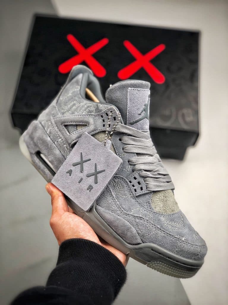 KAWS x Nike Air Jordan 4 Cool Grey