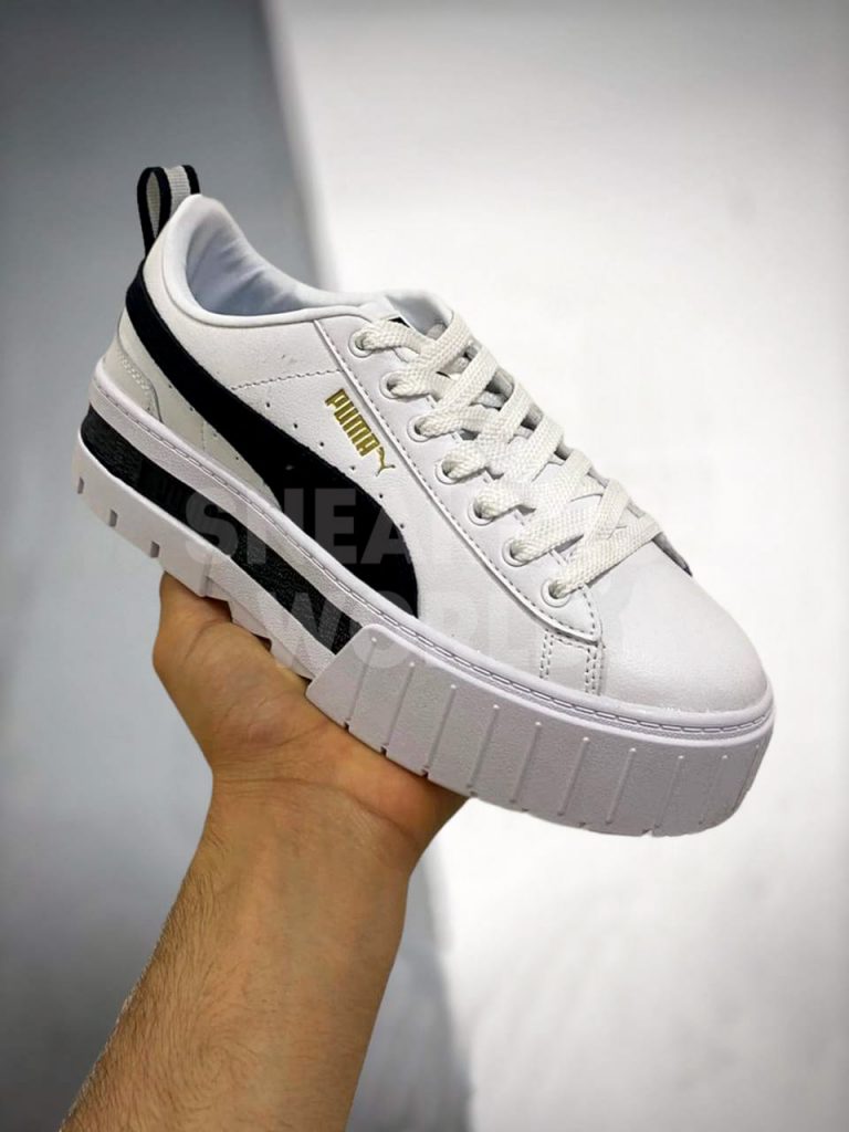 Puma Mayze Leather White/Black
