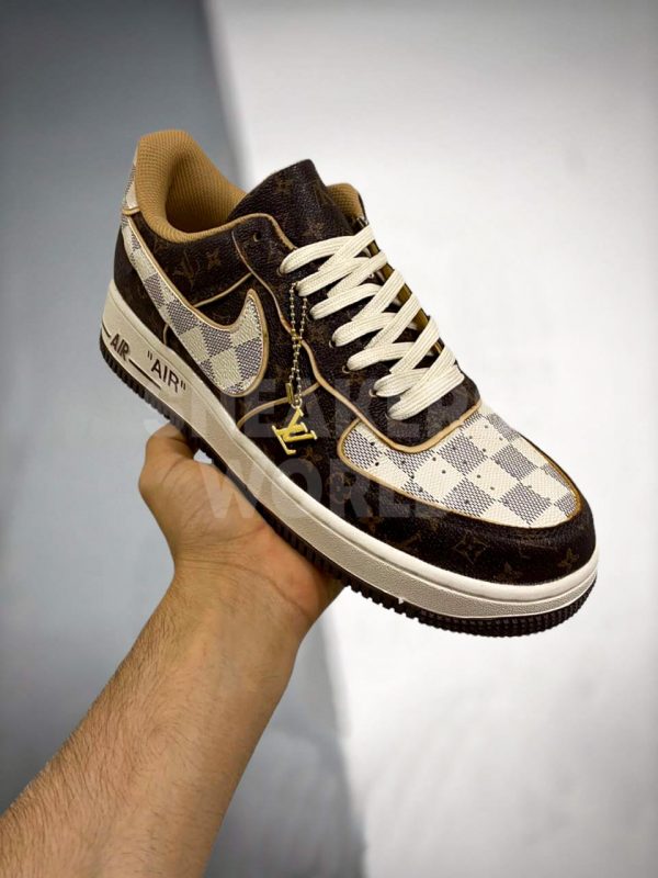 Louis Vuitton x Nike Air Force 1 Brown