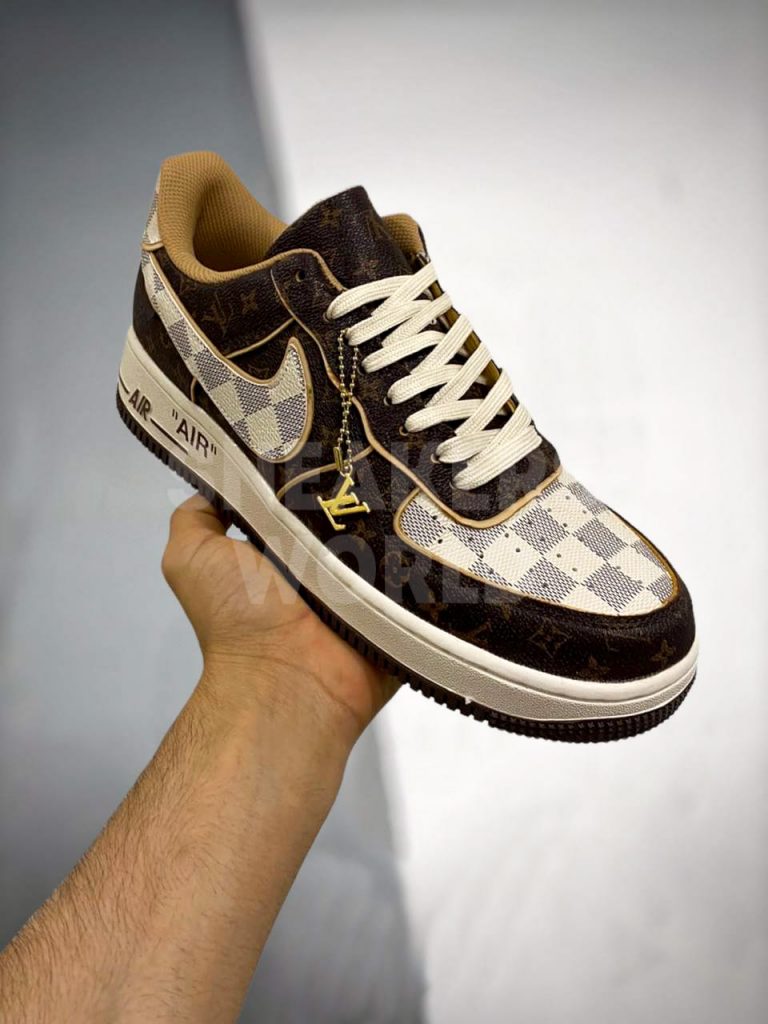 Jordan Louis Vuitton x Nike Air Force 1 Brown