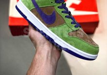Nike SB Dunk Low Veneer Green Brown Purple