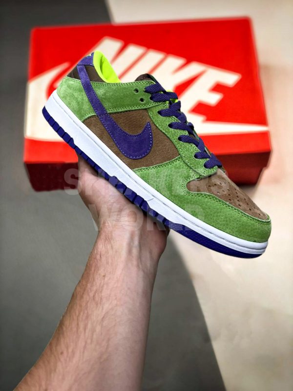 Nike SB Dunk Low Veneer Green Brown Purple