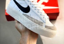 Nick Blazer Low Platform White Black