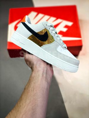 Nike Air Force 1 Low Grey Gold