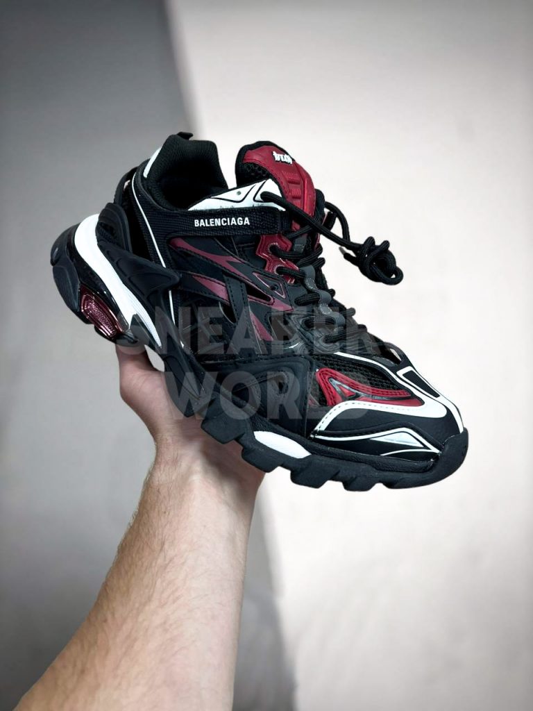 Balenciaga Track 2 Black Burgundy