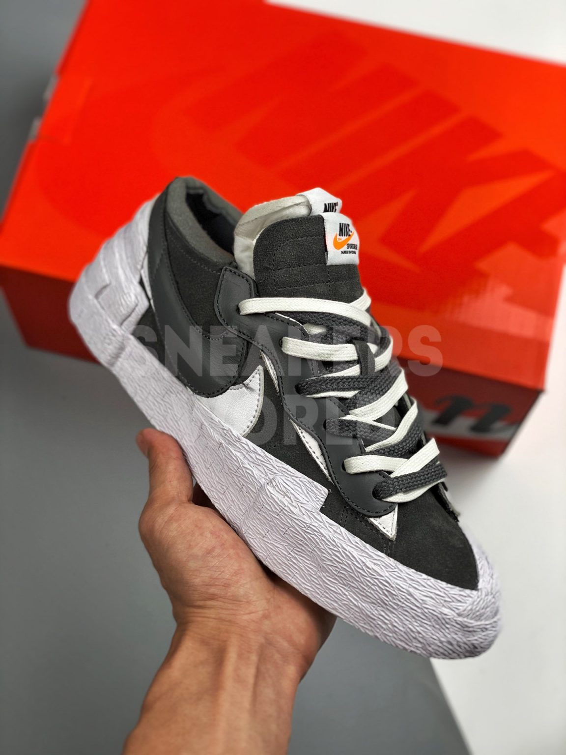 Nike Blazer Sacai Classic Green Grey