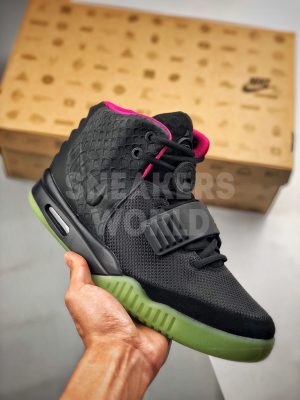 Nike Air Yeezy 2 Black Solar Red