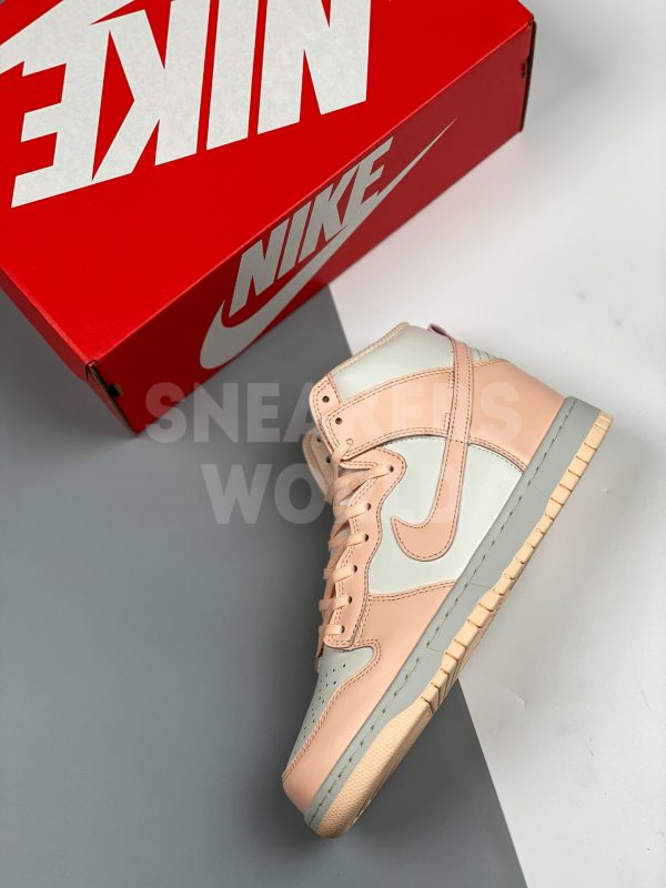 Nike Dunk High Sail Crimson Tint