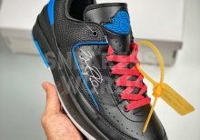 Off-White x Nike Air Jordan 2 Low Black Varsity Royal