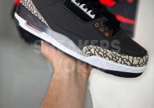 Nike Air Jordan 3 Black/Grey/Orange