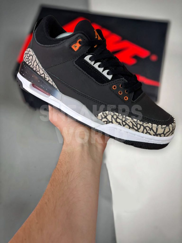 Nike Air Jordan 3 Black/Grey/Orange