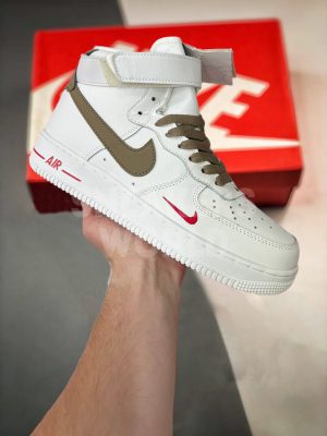 Nike Air Force 1 High White/Brown