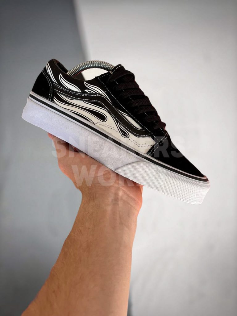 Vans Old Skool Dark White Flame