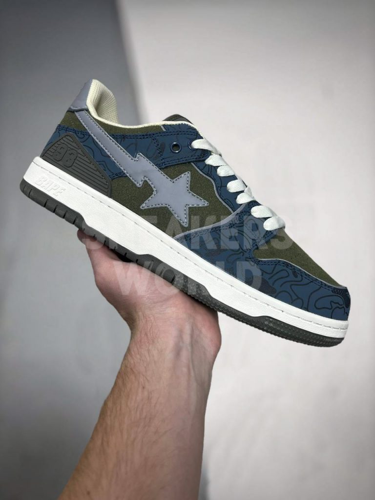 Bape Sk 8 Sta Blue/Green