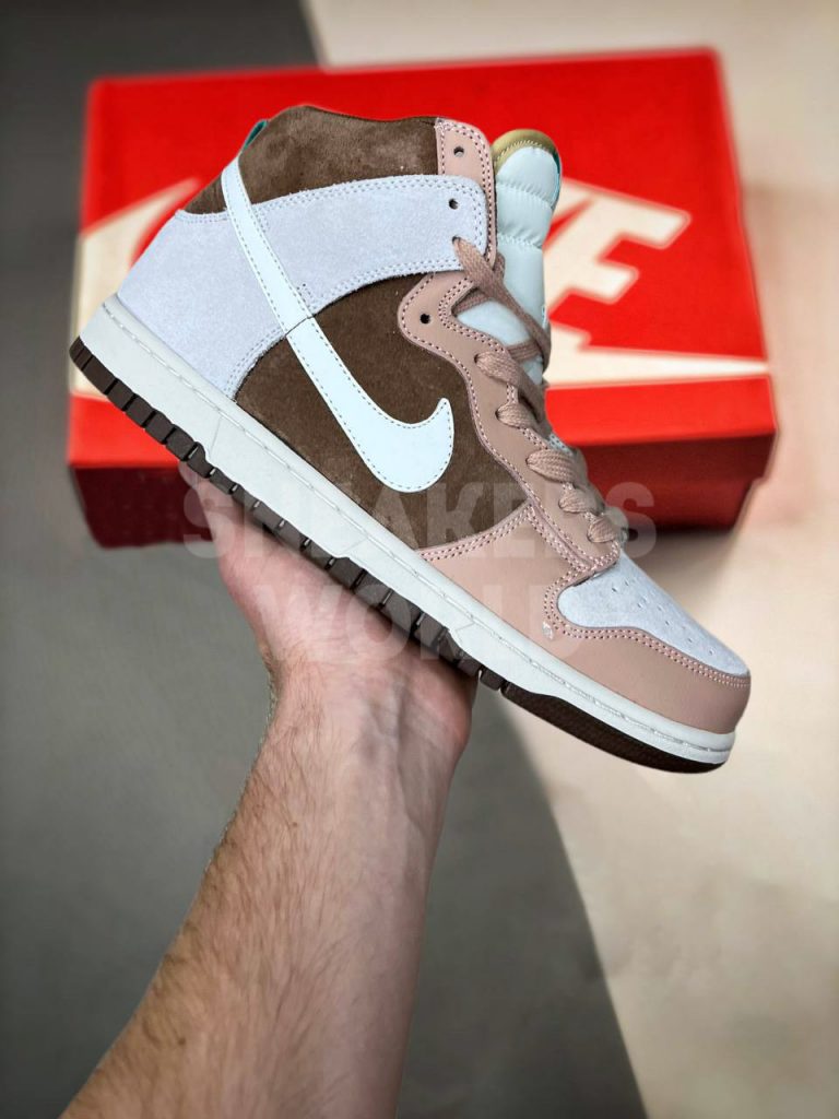 Nike SB Dunk High Light Chocolate