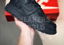 Nike Air Force 1 Gore-Tex Black зимние с мехом