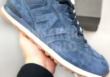 Кроссовки New Balance 574 Blue зимние с мехом