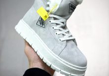 Ботинки Prada Grey/White