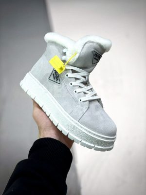 Ботинки Prada Grey/White