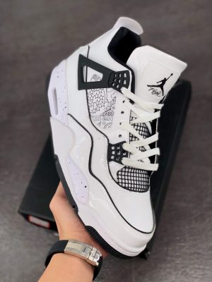 Кроссовки Nike Air Jordan 4 “DIY” White/Black-Volt