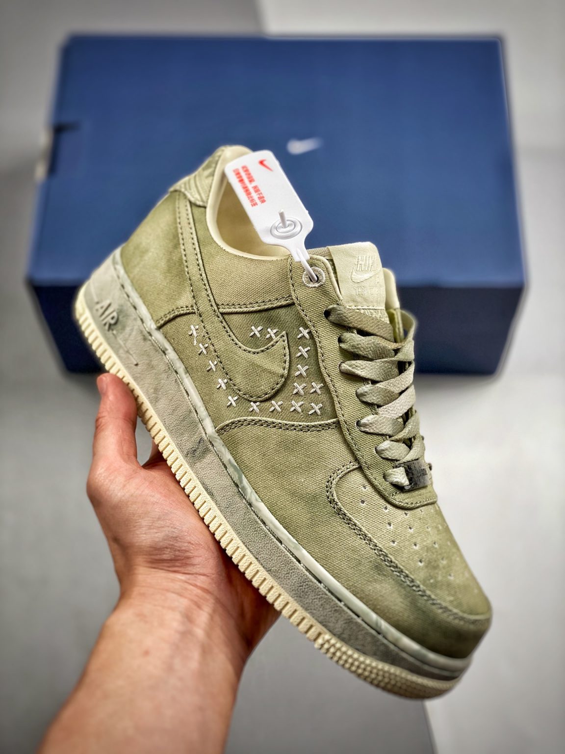 Кроссовки Nike Air Force 1 Low NAI-KE Olive/Sail