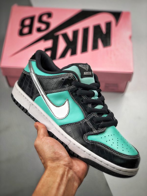 Кроссовки Nike SB Dunk Low Aqua/Chrome