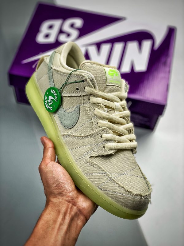 Кроссовки Nike SB Dunk Low ‘Mummy’ Coconut Milk/Seafoam-Yellow Strike