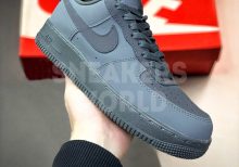 Кроссовки Nike Air Force 1 Grey зимние с мехом