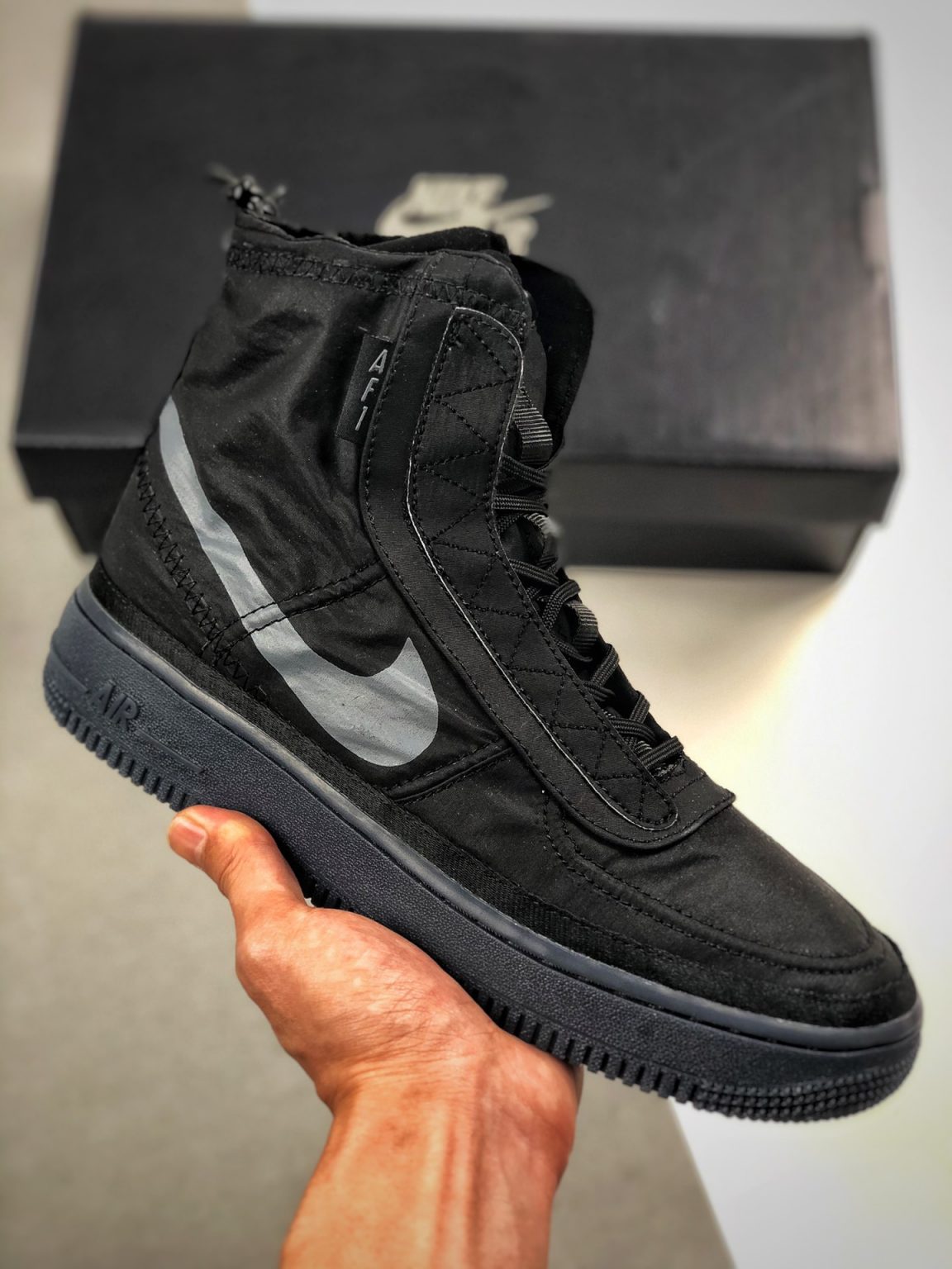 Кроссовки Nike Air Force 1 Shell Black