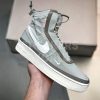 Кроссовки Nike Air Force 1 Grey зимние с мехом
