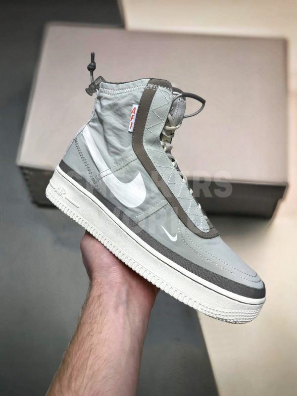 Кроссовки Nike Air Force 1 Grey зимние с мехом