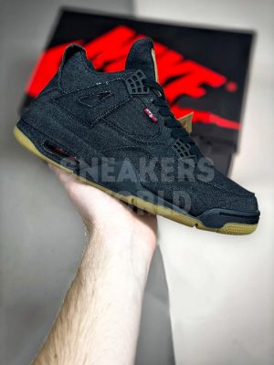Кроссовки Levi’s x Nike Air Jordan 4 Black Denim
