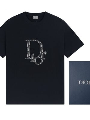 Футболка Dior Logo черная