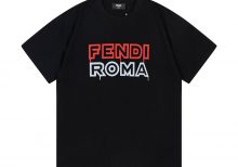Футболка Fendi Roma Red White Logo