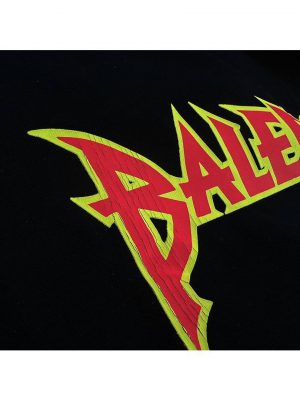 Футболка Balenciaga Metal Logo оверсайз
