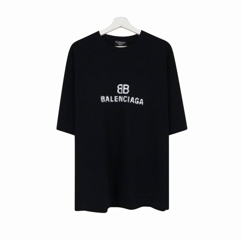 Футболка Balenciaga оверсайз черная